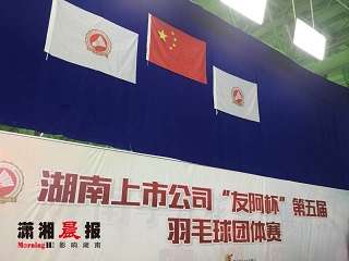 【簡訊】協會成功舉辦湖南上市公司“友阿杯”第五屆羽毛球團體賽